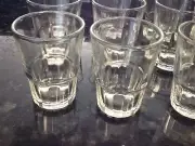 24 New Shot Glasses Glass Barware Shots Whiskey Gin Drink Vodka 2 oz 2 Dozen