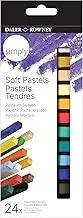 Daler Rowney Simply Soft Pastel Card - 24 Assorted Colours