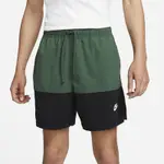 NIKE AS M NK CLUB+ WVN SHORT CB 男運動短褲-黑綠-FB7812323