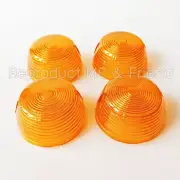 4x Winker Signal Lamp Lens For Honda CL100 CL125 CB200 CL200 CM185T CG110 CG125