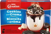Nestle Carnation Cookies and Creme Hot Chocolate Mix, 25g/0.9oz Each 7 Sachets