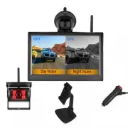 2.4GHz HD Wireless CCD Camera 5" Monitor Reverse For Horse Float CCD Monitor Kit