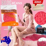 600g Depilatory Hard Wax Beads Beans No strip Hot Waxing Body Hair Removal Salon