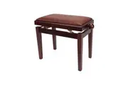 Crown Timber Trim Height Adjustable Piano Stool (Walnut)