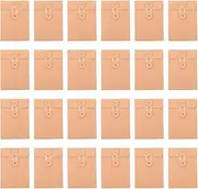 FOYTOKI 25Pcs Paper Project File Organizer with String Tie Closure Document Bags for Office and Home Storage for Files Photos and Books