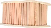FUTUREORYY Wooden Hamster Ladder Safe Pet Climbing Bridge for Exercising Training Compact Lightweight Design for Hamsters Birds Pets Fun Decorative Plaything