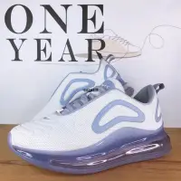 在飛比找Yahoo!奇摩拍賣優惠-ONE YEAR_ NIKE AIR MAX 720 白 紫