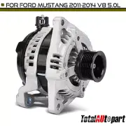1x New Alternator for Ford Mustang 2011-2014 V8 5.0L 150A 12V CW 6-Groove Pulley (for: Ford)