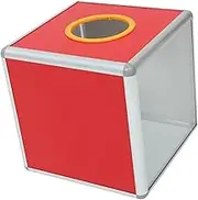 VILLFUL Versatile Suggestion Mailbox Ballot Box for Suggestions Aluminum Raffle Box Event Voting