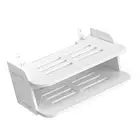 HG Router Shelf Wall Mount Punch WiFi Storage Set Top Box Stand For Living