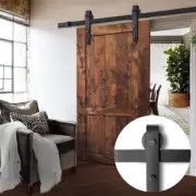 Cefito Sliding Barn Door Hardware, 1.83M Bypass Barns Doors Rail Track Slide Gat