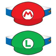Super Mario Bros. Party Hats (Pack of 8)