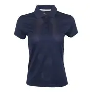 Adidas Women's Climalite Solid Navy Blue Polo Shirt
