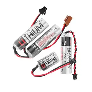 3.6V東芝3v/ER6V鋰電池三菱M70系統驅動CNC機床PLC數控伺服電池