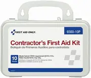 First Aid Only 96 Piece Bulk Contractors Kit Plastic Case with Gasket, 1.05 Pound