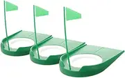 3pcs Golf Training Tool Abs Material Indoor Putting Cup Hole for Golf Practice Aid