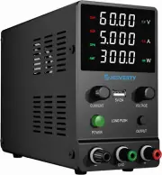 DC Power Supply Variable, 0-60V 0-5A Adjustable Switching DC Regulated Bench Pow