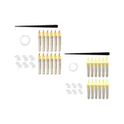 12x Floating Candles with Remote Remote Dripless LED Halloween Floating Candles