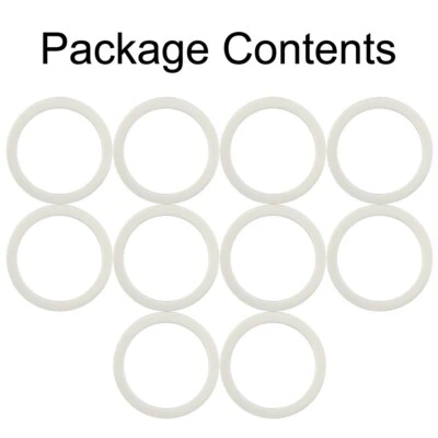 10 Piece Set IBC Cover Seal S60x6 PE Foam Seal White Practical Replacement Seal