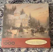 Springbok Puzzle Thomas Kinkade "Victorian Christmas I" (1000) Piece New 1998