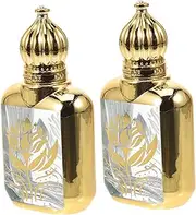 PENIKOKO 2Pcs Essential Oil Roller Bottles Portable Containers for Perfume Aromatherapy UV Protection Leak Resistant for Travel Outdoor Use Compact