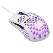 Cooler Master MM711 Matte White Mouse Gaming-Grade Sensor RGB Scroll Wheel