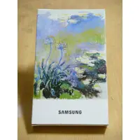 在飛比找蝦皮購物優惠-Samsung 全新原廠盒裝 莫內畫作 百子蓮 皮套 i90