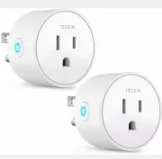 Teckin 2pc Smart Plug Compatible with Alexa Google Assistant for Voice Control