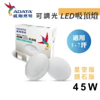 在飛比找momo購物網優惠-【ADATA 威剛】45W LED快拆吸頂燈 白光 鑽石版&