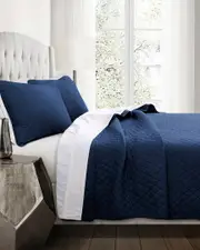Lush Decor Ava Diamond Oversized Cotton Quilt 3pc Set
