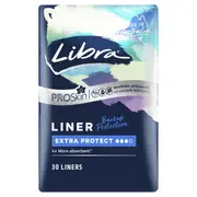 30 Pack Libra ProSkin Extra Protect Liners