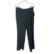 Bob Mackie Black Womens Size 12 Dress Business Trouser Pants Banana Split SM1044