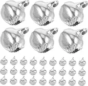 SHINEOFI 200pcs Tiny Jingle Bells Decorative Charms for DIY Crafts Home Decor and Pet Collars Vintage Bells for Festive Holiday Ornaments and Bracelet Accessories