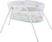 Fisher-Price GBR67 Stow and Go, Portable Bassinet with Calming Vibrations, Suitable from Birth for New-Borns