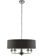 [Lexi Lighting] Beata Chandelier Light Large Satin Nickel