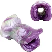 Hollow Anal Plug Silicone Anal Tunnel Large Buttplug Anus Expander Vagina Expansion Monster Dildo SM Douche Enema Dilator Sleeve Penis Sheath Sex Toys for Women Men
