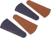 Gadpiparty 4Pcs Leather Scissors Protector Cover Bags Durable Scissors Sheaths for Sewing Embroidery and Crafting Lightweight and Portable Bright Colors