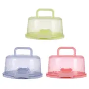 Portable Round Cake Holder Removable Cupcake Tray Cake Carrier Storage Stand
