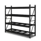 2Mx2M Garage Shelving Warehouse Rack Pallet Racking Storage Shelve Black Giantz