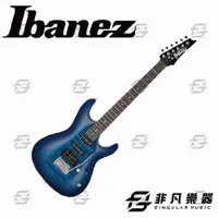 在飛比找樂天市場購物網優惠-Ibanez 電吉他 GRX60QA /藍色虎紋 / 原廠公