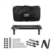 VEVOR Guitar Pedal Board, 20'' x 11'', Aluminum Alloy 2.64 lbs Super Light Folding Guitar Effects PedalBoard, with Carry Bag Velcro Fixed Strap Should
