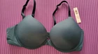 SOMA EMBRACEABLE Push-Up Plunge BRA SIZE 36C BLUE NWT $49