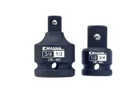 -1/2 Inch & 3/4 Inch Driver Impact Socket Adapter and Reducer Set / 2 Piece S...