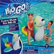 Bestway H2O Go! Flash N' Splash SEAL Ride-On Kid's Pool Float Ages 3+ NEW SEALED