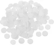LOPUNER 200pcs White Round Fibre Perfume Pads for Diffuser Necklace and Car Vent Clip Cotton Essential Oil Refill Pads for Aromatherapy Portable and Versatile Scent Replacement