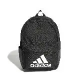 在飛比找遠傳friDay購物優惠-adidas 後背包 Logo 黑 白 書包 雙肩背 筆電包