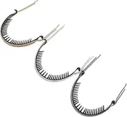 3Pcs Rhinestone Hair Claw Clips for Women Stylish Ponytail Holders Durable Hair Bun Accessories for Parties and Weddings