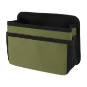 Car Trash Can Hanging Car Door Back Seats Fabric Trash Bin Dark Green 1 Pcs