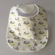 Handmade Baby Bib ~ Winnie The Pooh & Friends Print - Eeyore