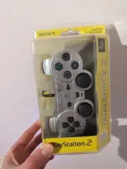 Sony PlayStation 2 PS2 Dualshock 2 Silver Controller Satin Silver NEW Sealed